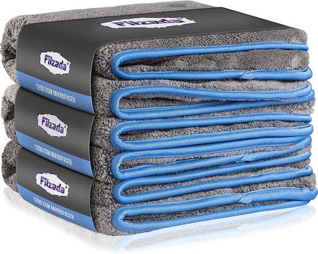 3x utierka z mikrovlákna do auta 1200GSM Vysoko absorpčná Obrázok produktu 