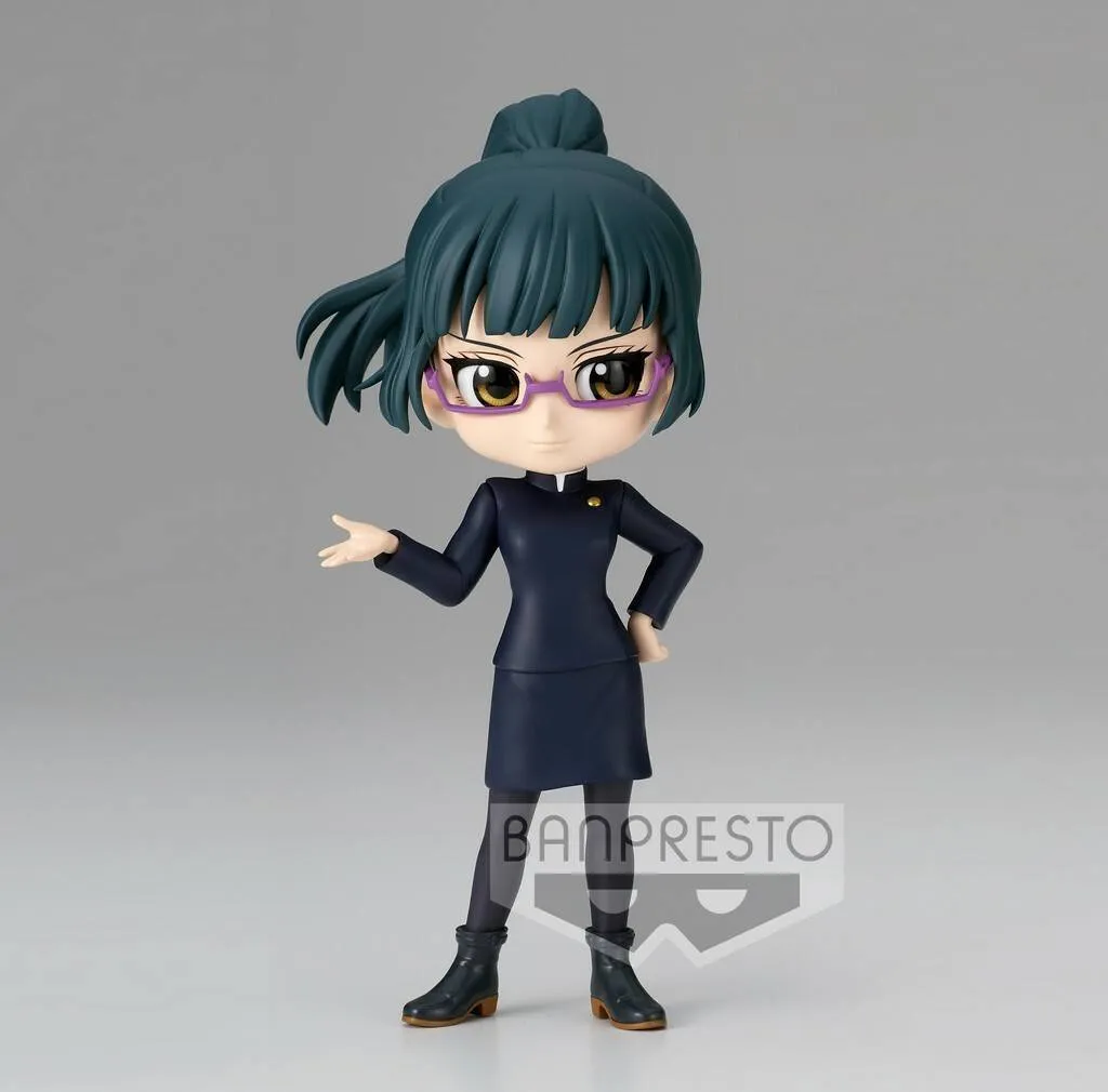 Figurine Maki Zenin Q Posket Ver.A Jujutsu Kaisen - Détails Fins