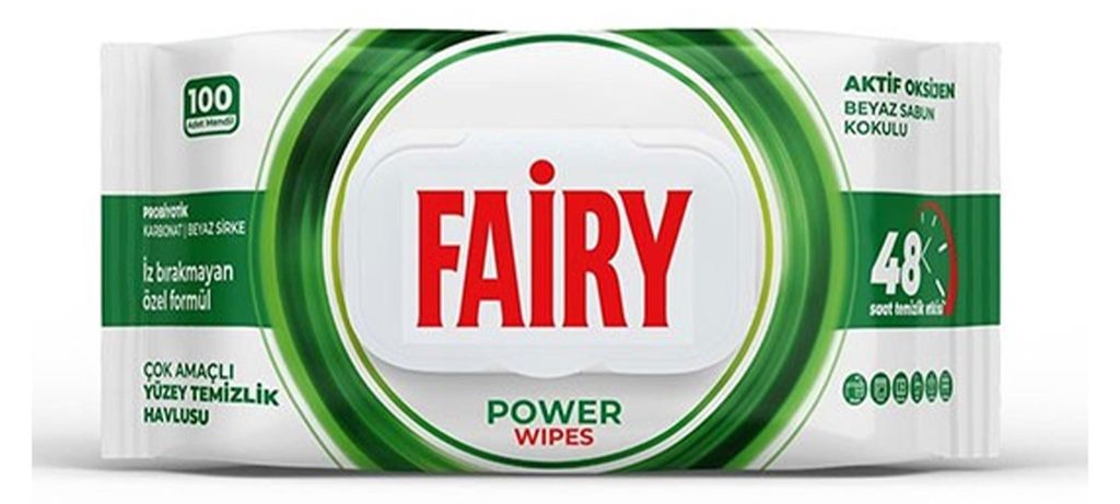 FAIRY Universelle Reinigungstücher 100 Stück weiße Seife, Produktbild 