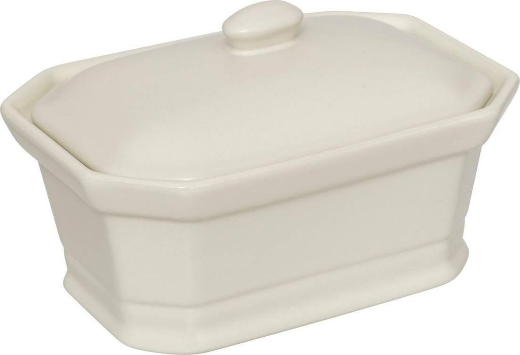 Terrine für foie gras aus weißer keramik - 5 five simply smart