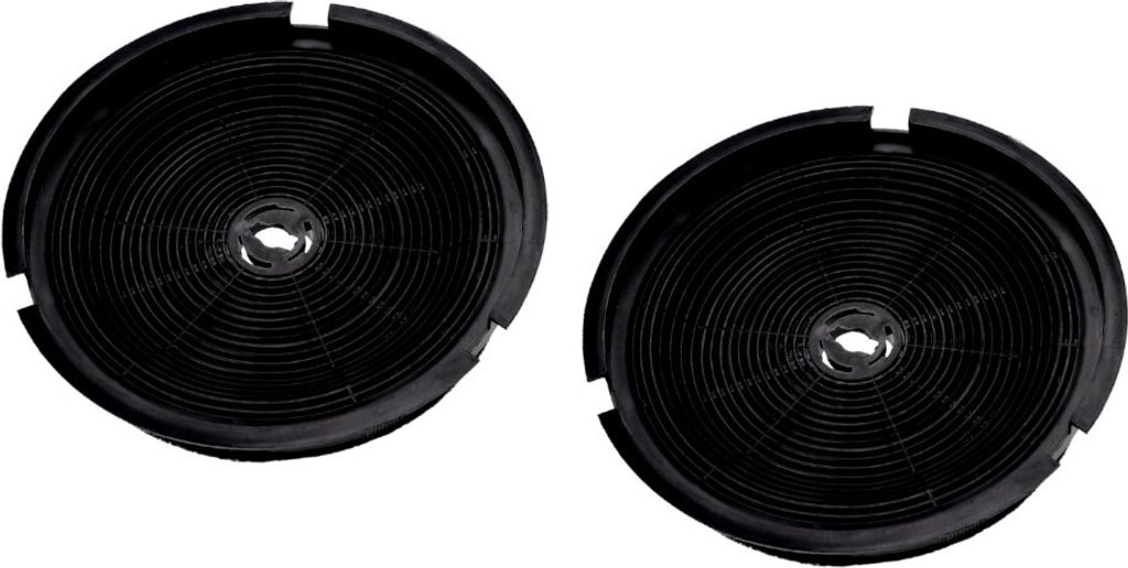 2x Trade-Shop Aktivkohlefilter Geruchsfilter Ø190mm für Belling, Beko, Airlux, Bauknecht, Ignis, Ikea, Philips, Whirlpool Dunstabzugshauben