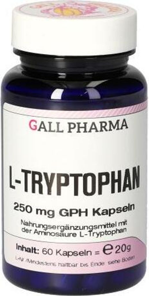 GALL PHARMA L-Tryptophan 250 mg GPH Kapseln, 60 St. Kapseln