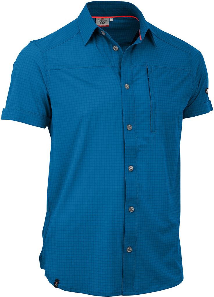 MAUL Veniv 4XT - 1/2 Hemd karo elas BLUE BLUE 50