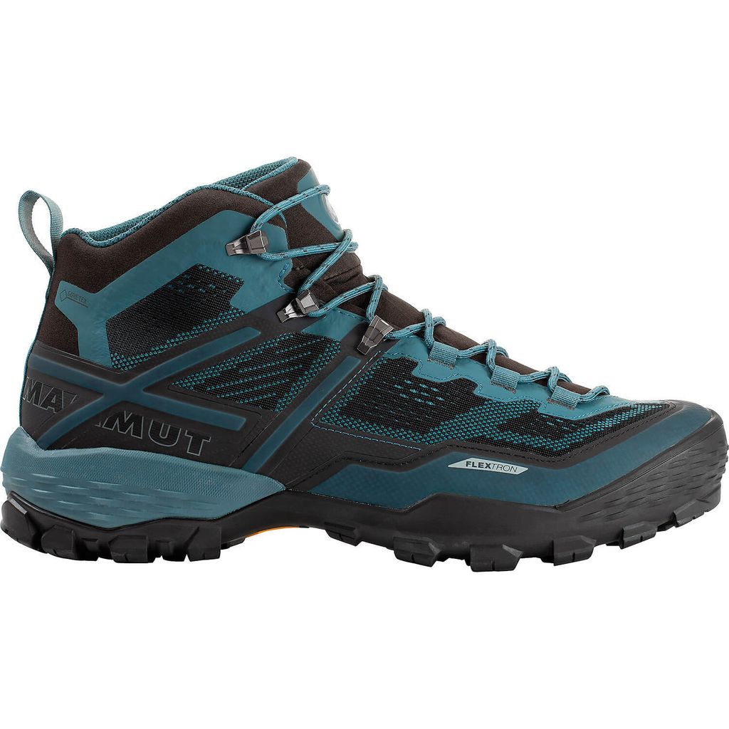 Ducan Mid GTX Men (Mid) (Wanderschuhe) - Mammut, Farbe:black-light poseidon, Größe:12.5 UK / 48 EUR