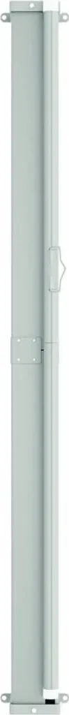 Paravent rétractable extérieur gris 117x600 cm double store de terrasse