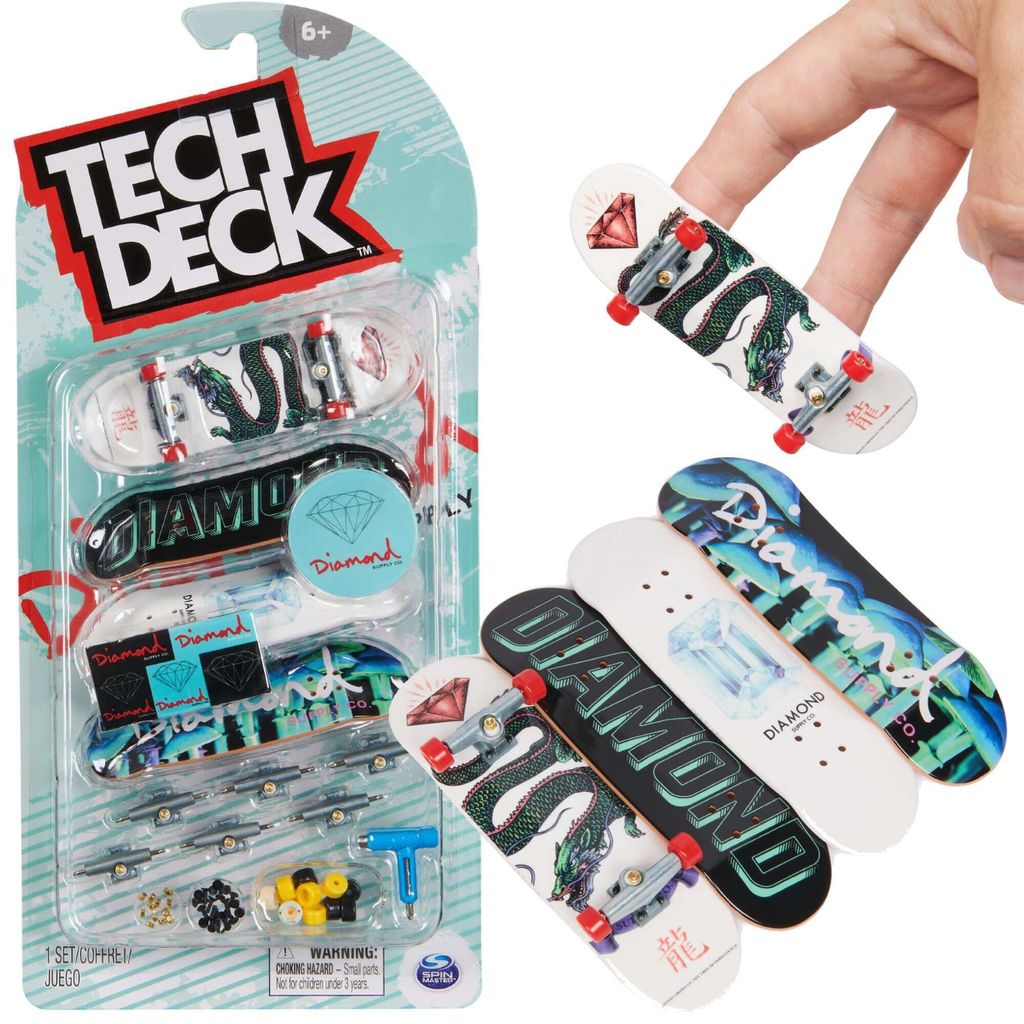 Diamond Tech Ten Inch Diamond Tech Deck 4 balení barevných | Kaufland.cz