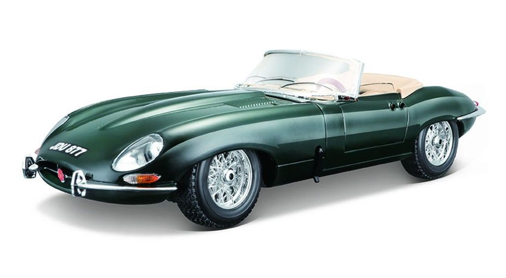 Bburago 1:18 Jaguar E Cabriolet (1961) zelené 18-12046 Obrázek produktu 