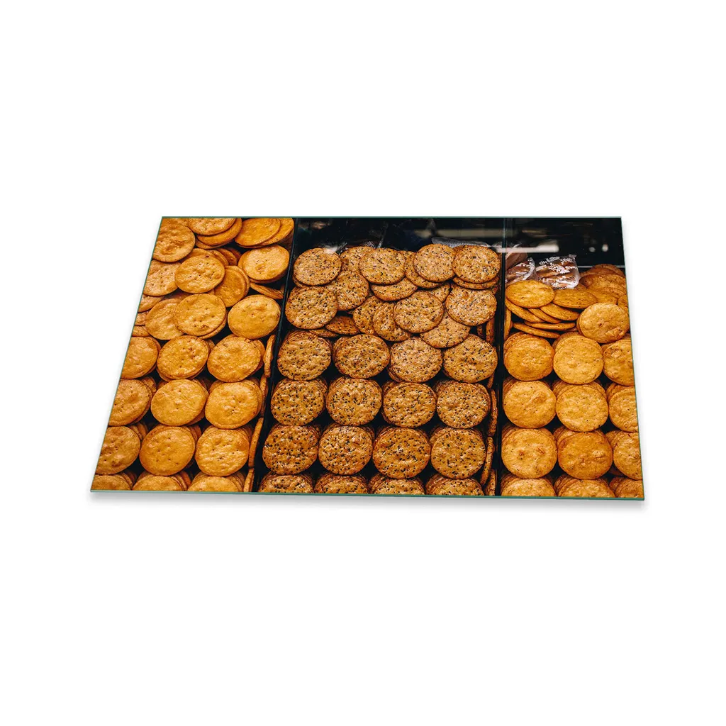 Protezione Piano Cottura Vetroceramica 80x52 Food Brown Temperato