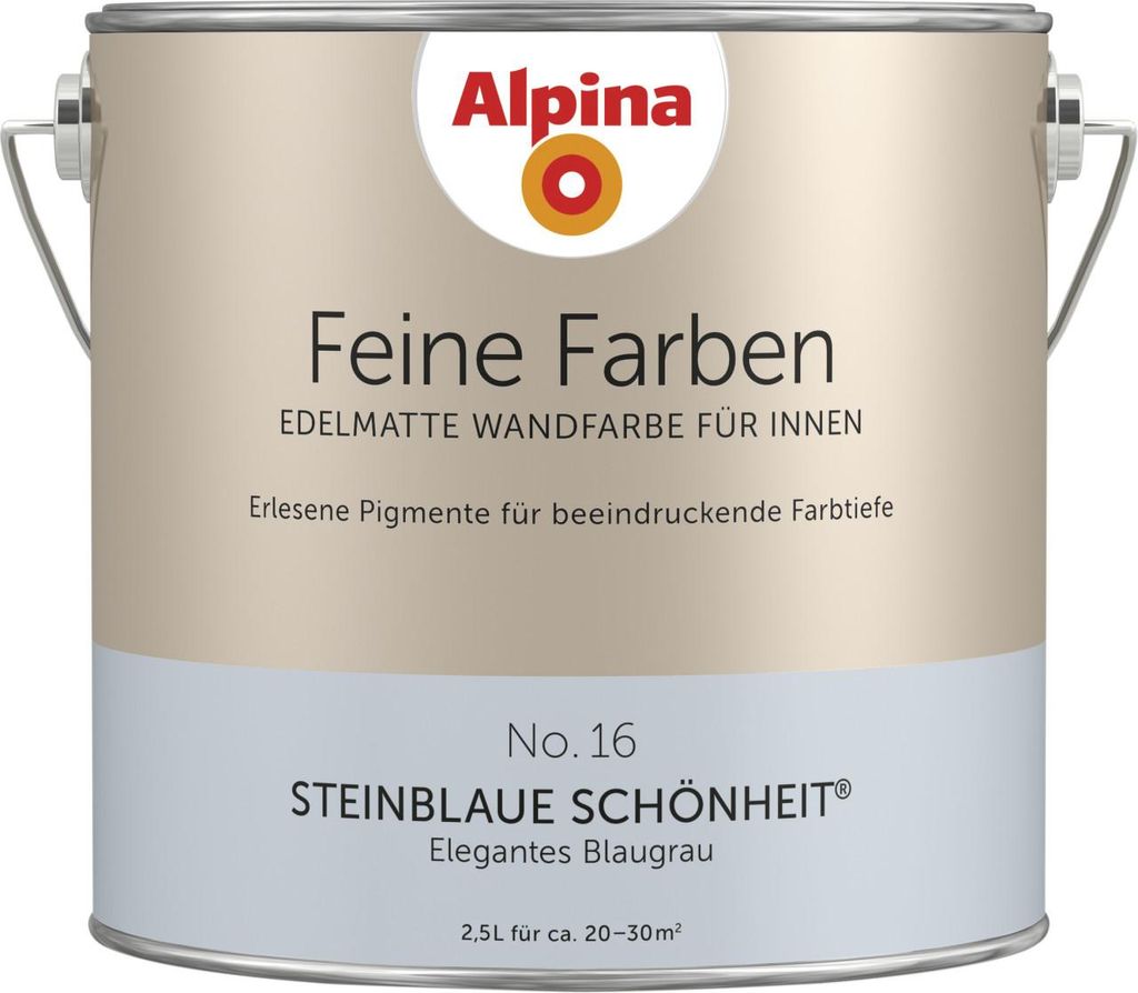 Alpina Feine Farben konservierungsmittelfrei Steinblaue Produktbild 