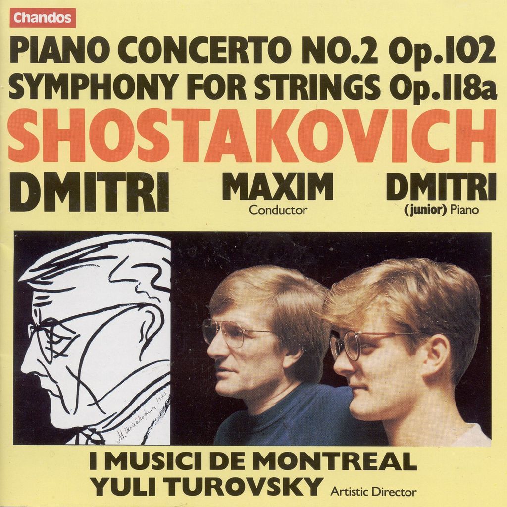 Dmitri Shostakovich : I MUSICI DE MONTREAL - PIANO CONCERTO CD (1999)