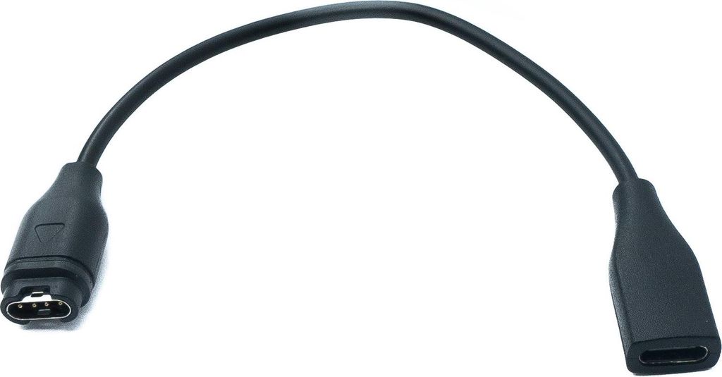 SYSTEM-S USB 3.1 Kabel 15 cm Typ C Buchse Ladekabel für Garmin Fenix7 6S 6 Venu Sq