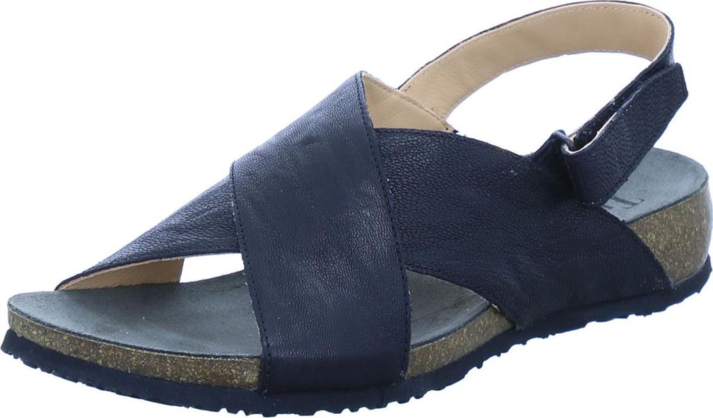 Think JULIA Damen Sandalette - Riemchen Sandalen schwarz Freizeit NEU