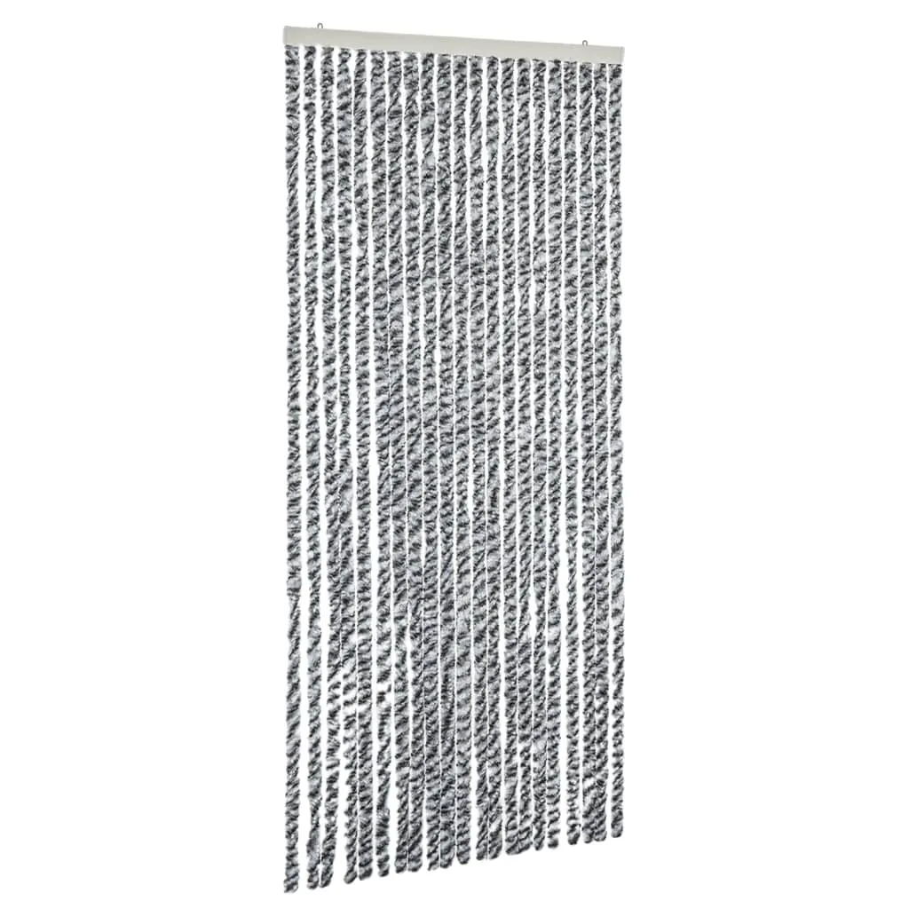 Stop aux insectes avec le rideau anti-mouches chenille 56x185 cm gris