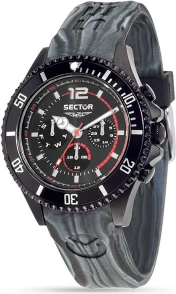 Sector R3251161017 Uhr Herrenuhr Kautschuk Datum grau Produktbild 