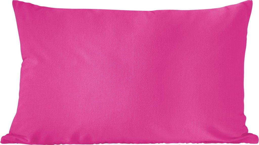 MuchoWow Zierkissen Sofakissen Wohnzimmer Dekokissen 50x30 cm Fuchsia - Neon - Farben - Wohnzimmerdekoration - Polster mit Photo