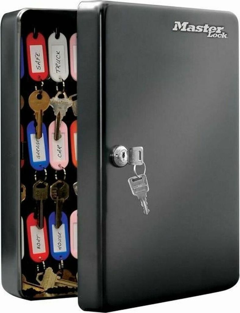 Schlüsselschrank Master Lock 9,8 x 23,9 x 30 cm 50 Schlüssel Schwarz Stahl