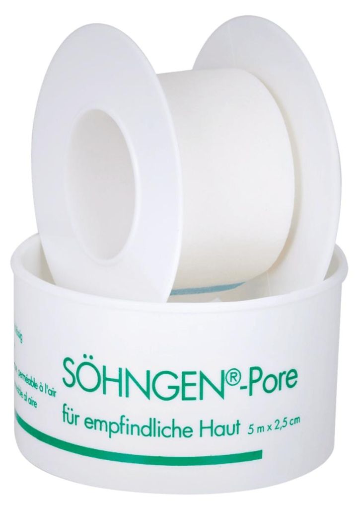 Heftpflaster Pore - 2,5 cm x 5 m, weiß, 1 St. Produktbild 