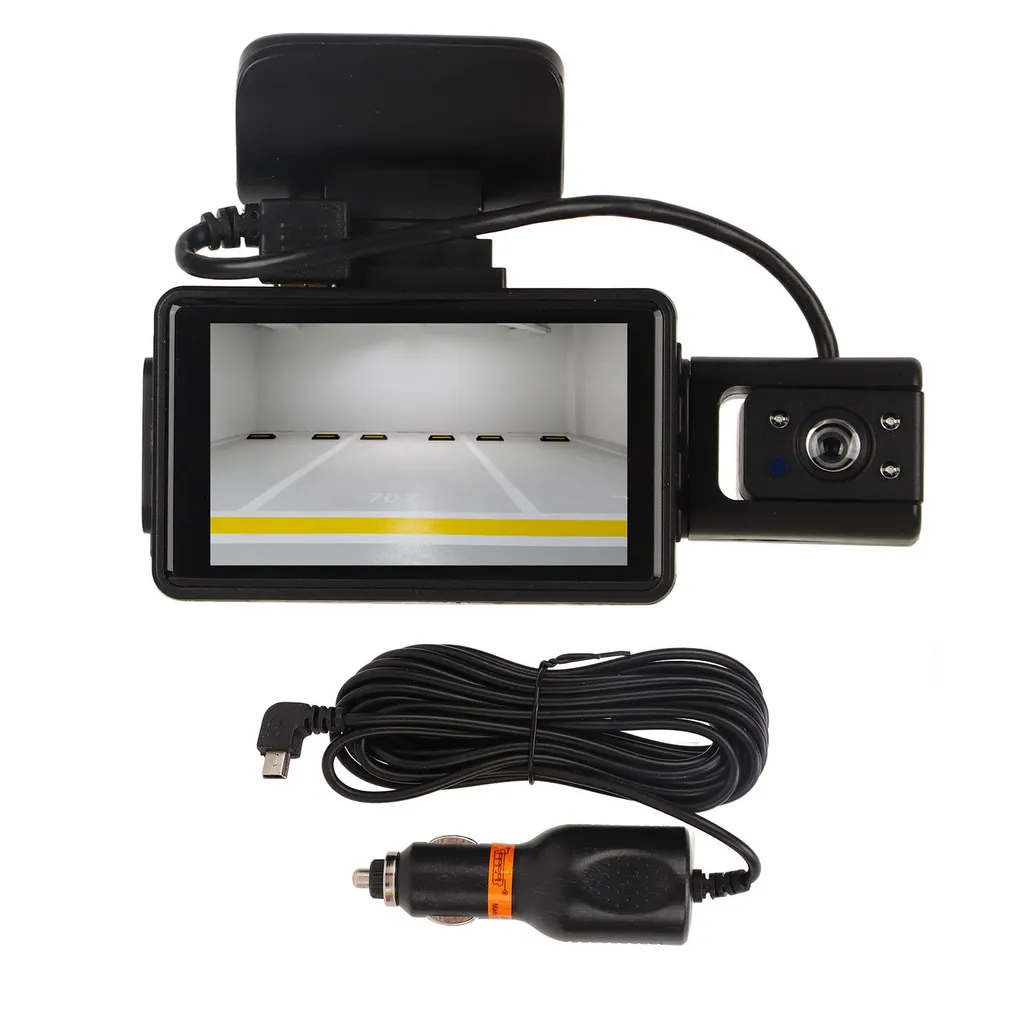 Enregistreur vidéo de voiture IPS et Capteur G pour vision nocturne