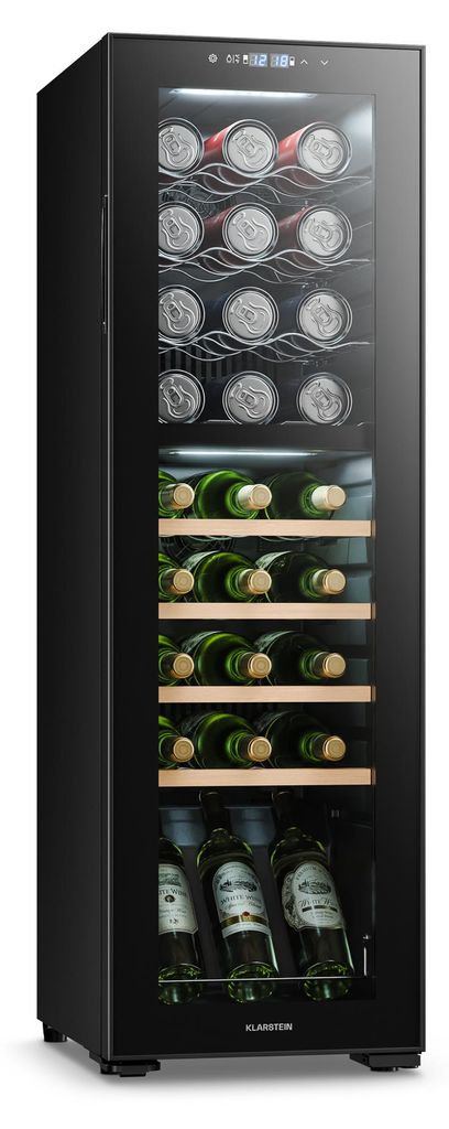 Klarstein Bovella 27 Duo+ vinotéka, 2 zóny, 74l, 27 lahví Obrázek produktu 