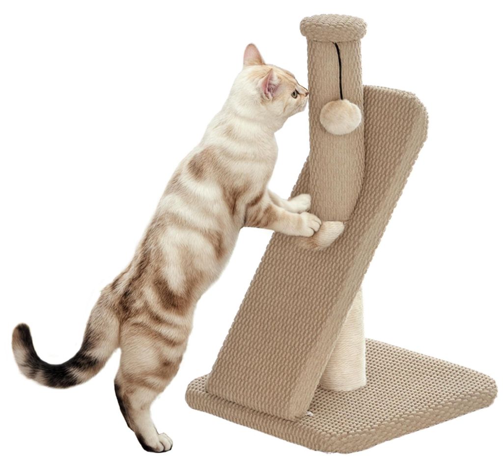 PawHut Kraboom 54 cm, krabpaal van sisal, kattenkrabboom Productafbeelding 