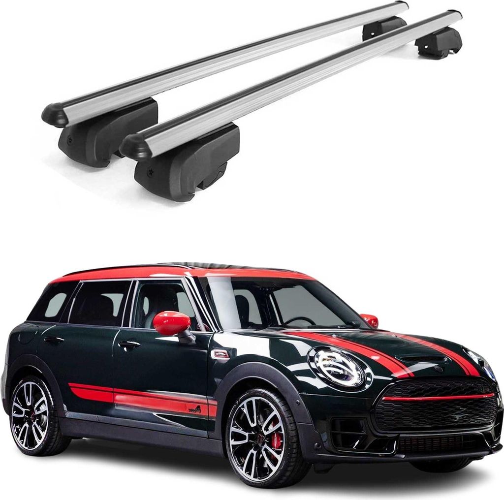 Dachträger Gepäckträger für Mini Clubman F54 SW 2015-2023 ABE Aluminium Grau