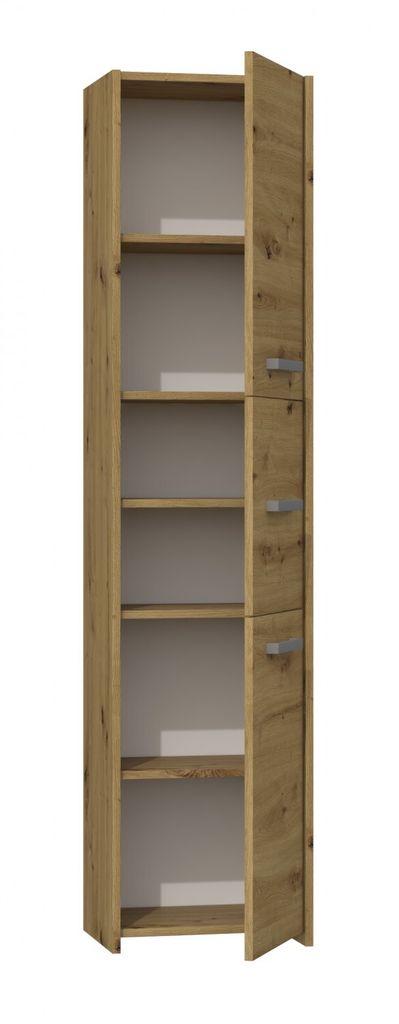 Schmaler Schrank für das Badezimmer MARGO – Eiche Artisan Produktbild 13
