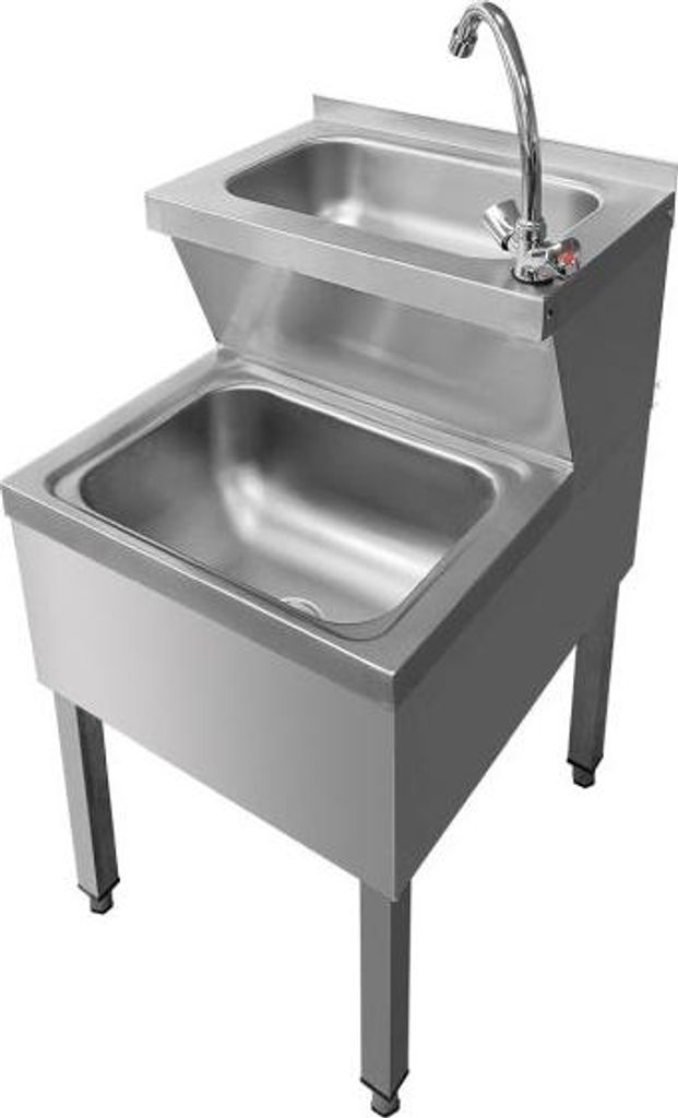 Lavabo pour le lavage des mains 500x600x850mm Image du produit 