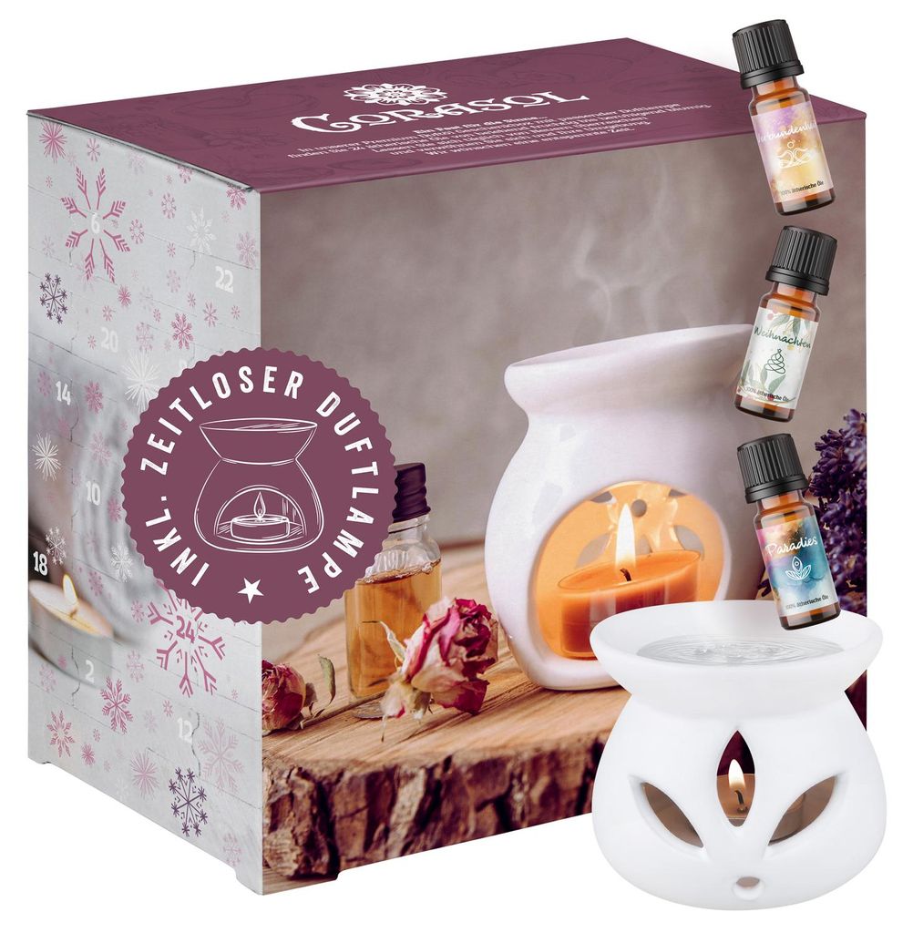 Corasol Premium Wellness Duftöl Adventskalender mit 24 Produktbild 