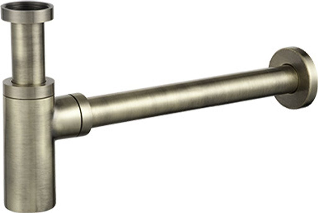Waschtisch-Siphon, Siphon 1 1/4 '', Messing, Bronze, Waschbecken-Siphon, Ablaufsiphon