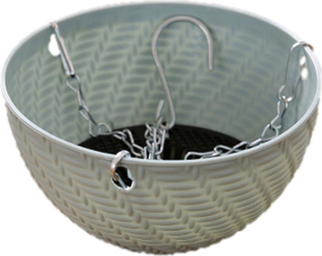 1 Set Flowerpot umweltfreundlich, auffällige Kunststoffhängekorb Blumenpot für Schlafsaal-Blau