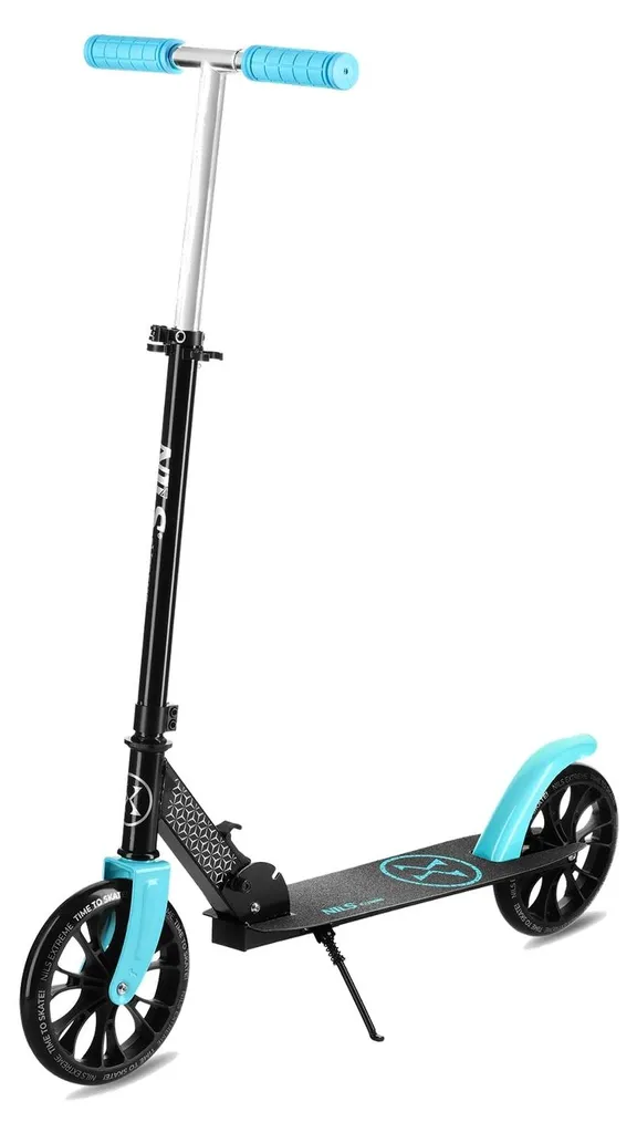 Trottinette Noire Ultra Légère et Pliable - Finition Aluminium 200mm