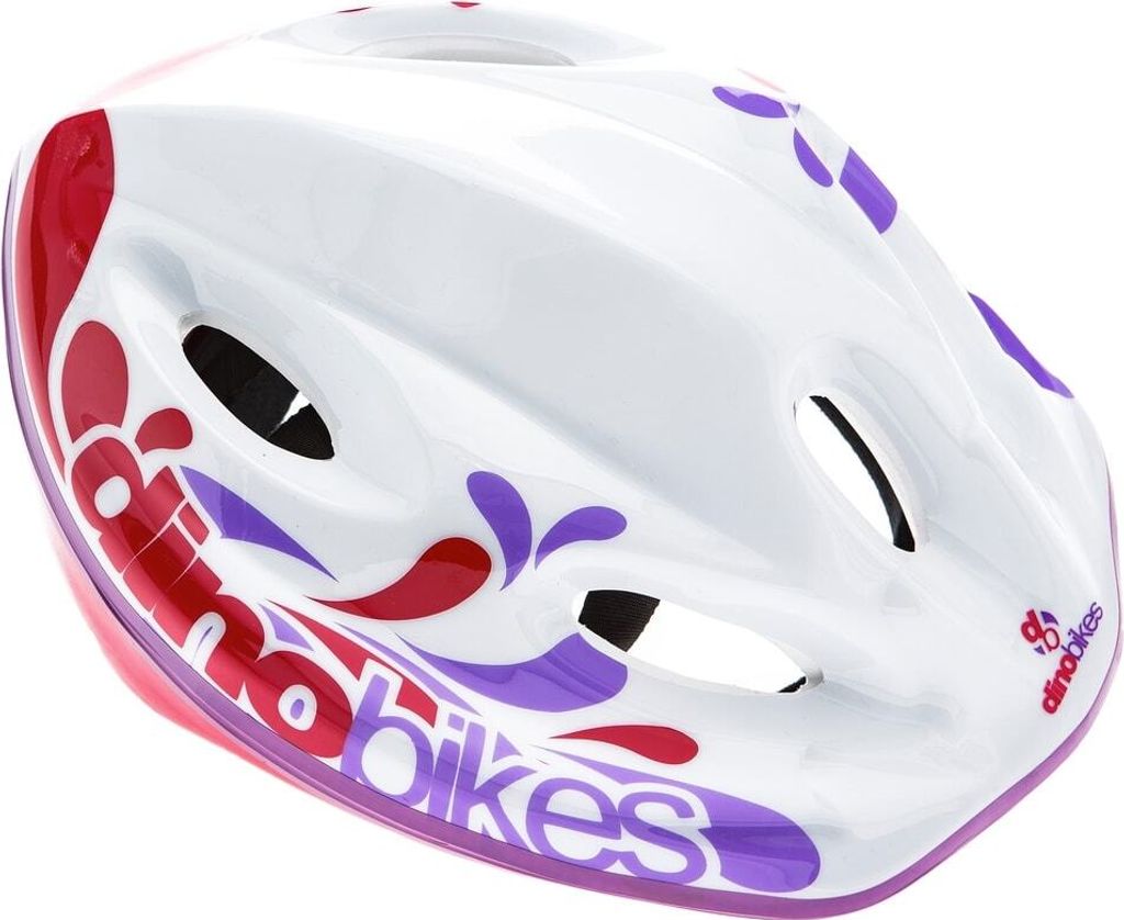 Dino Bikes Dino Kinderhelm weiß rosa 52-56cm