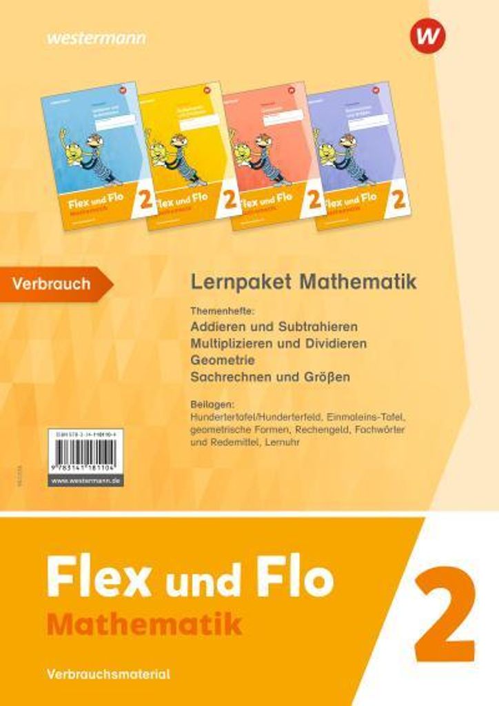 Flex und Flo 2. Paket Mathematik: Verbrauchsmaterial Immagine del prodotto 