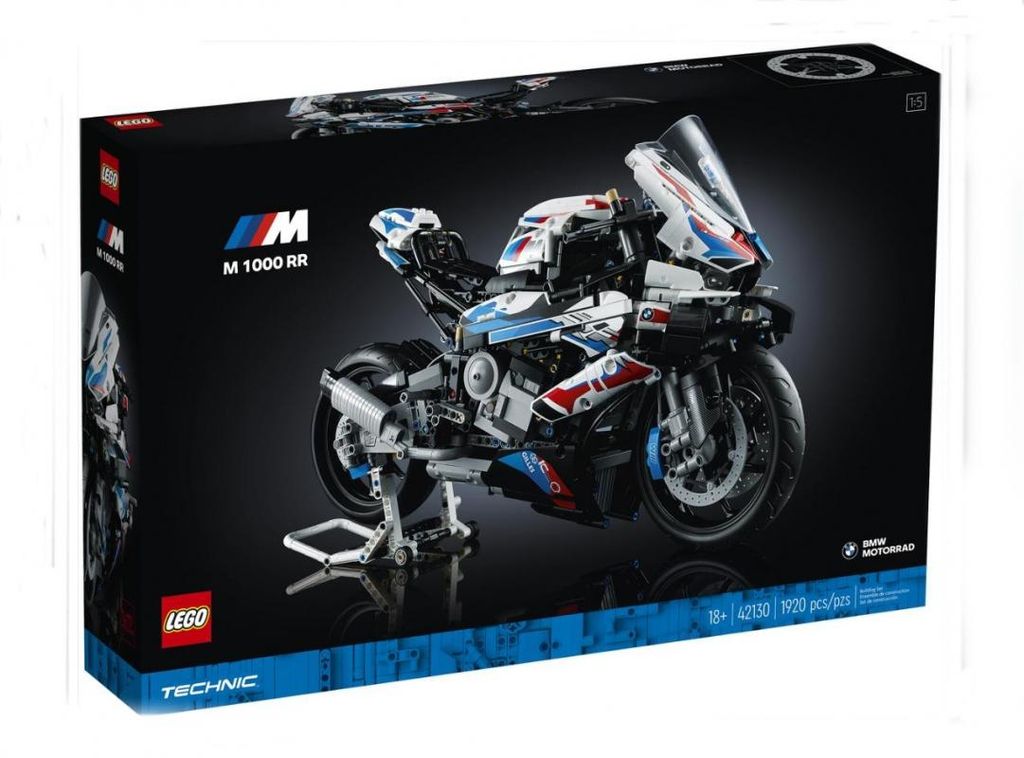 LEGO 42130 Technic BMW M 1000 RR Motorrad Modell für Produktbild 