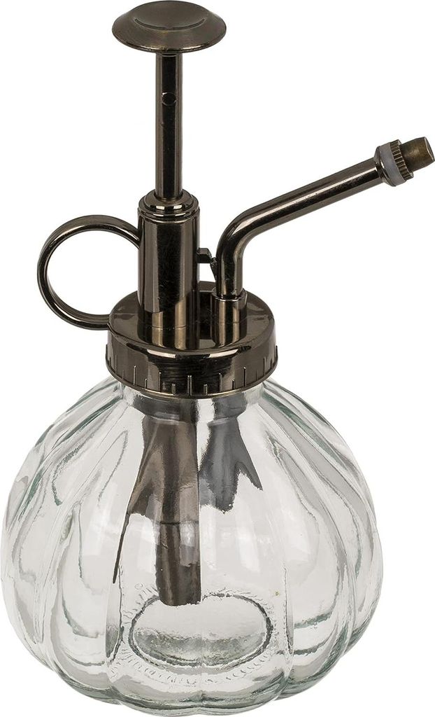 Glas Pflanzenzerstäuber 200 ml - Vintage Sprühflasche für Zimmerpflanzen