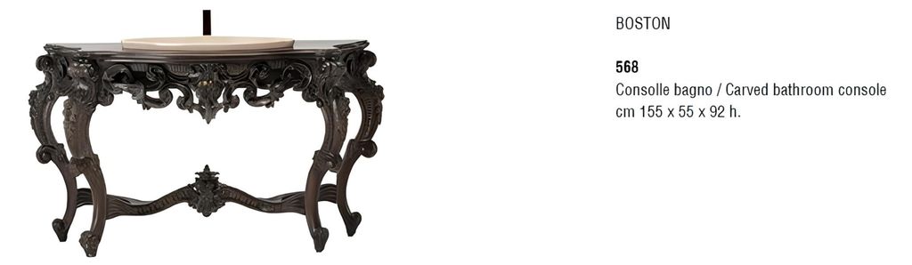 Badezimmer Möbel Design Braun Konsole Luxus Konsolen Bizzotto Italien Sideboard