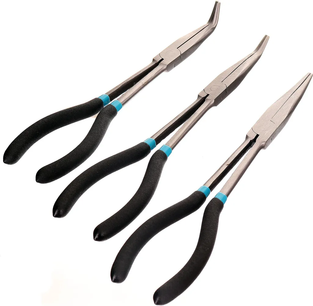 Pince ruban isolant longue et droite pour accès difficiles et câblage - 3