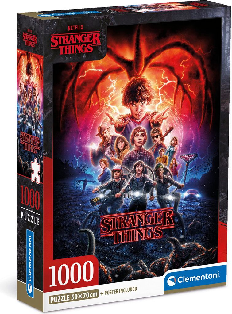 Clementoni puzzle 1000 Compact Netflix StrangerThin.39713 Zdjęcie produktu 