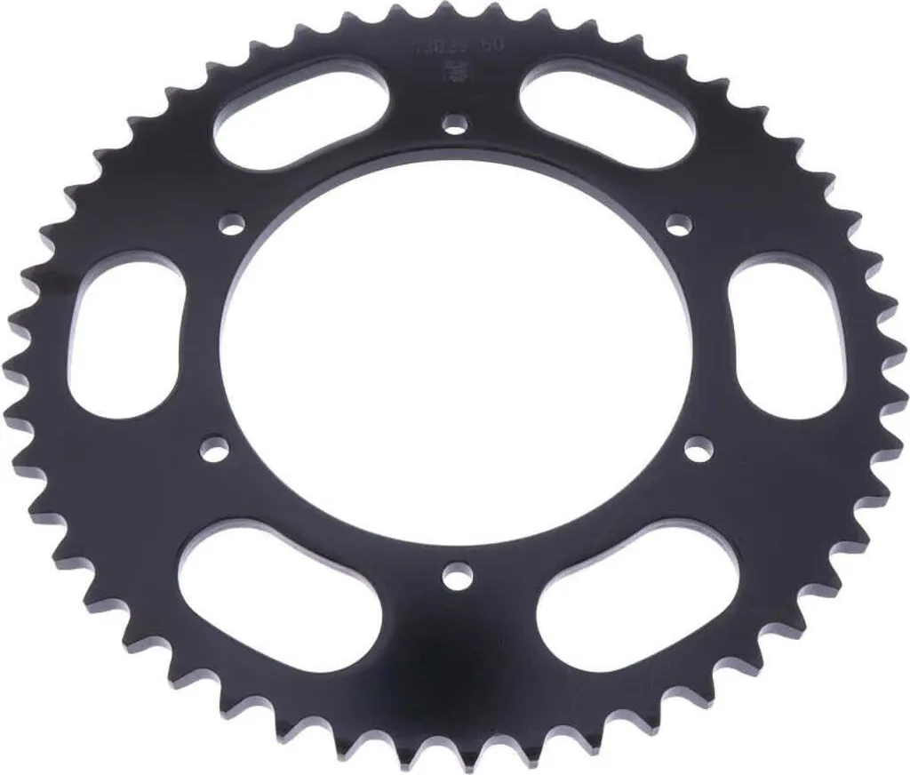 Couronne 50 dents pas 420 pour kit chaîne moto et mécaboite noir