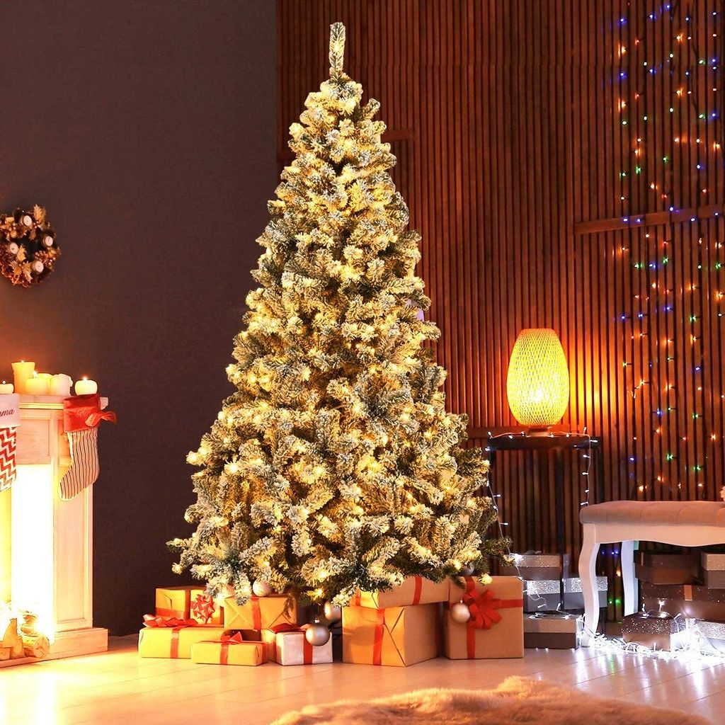 GOPLUS 228 cm Künstlicher Weihnachtsbaum mit 450 Produktbild 