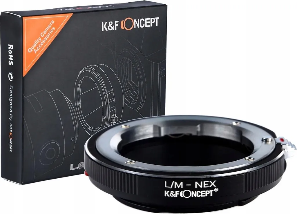 Adaptateur Sony E pour objectifs Leica M manuel K&F KF06.113 haute précision