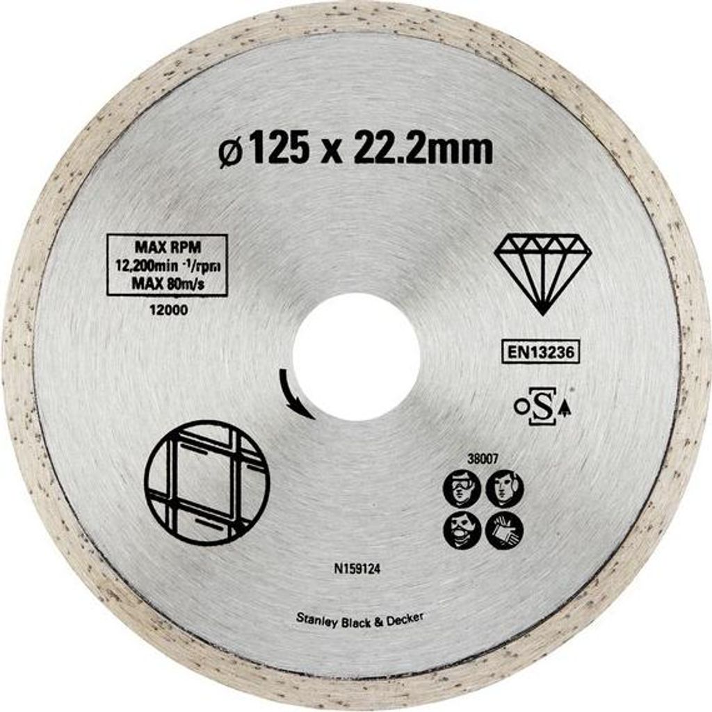 Volldiamantklinge 125 Mm - S/Sta38007