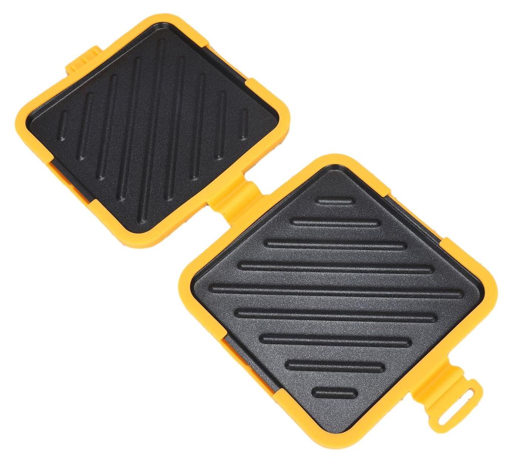 Mikrowellen-Toaster-Sandwich-Maker-Backform, antihaftbeschichtet, spülmaschinenfest, schnelles und gleichmäßiges Garen, Sandwich-Grillpfanne fü...