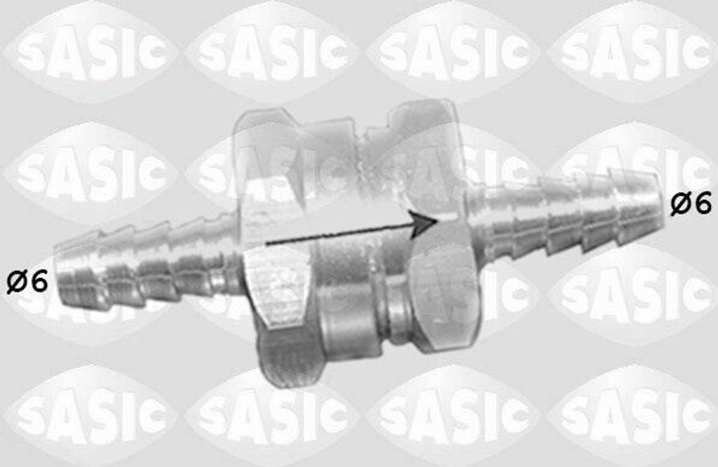 SASIC Ventil Kraftstofförderanlage 3980008 6mm hydraulisch Aluminium