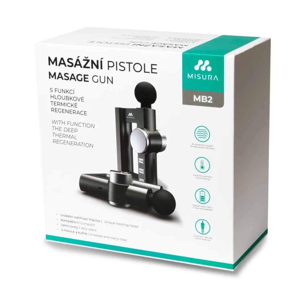 Massage sportif et récupération MISURA MB2 Vert Alpin chaleur active - 7