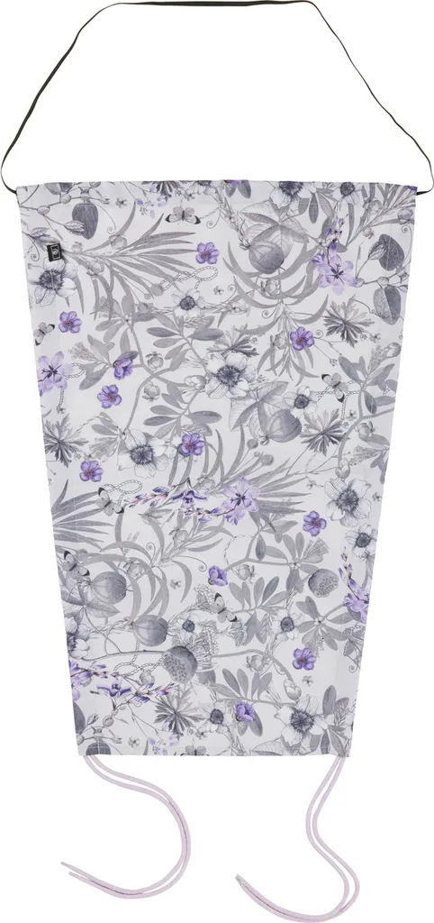 Ombrelle Poussette Hauck Gris Floral - Protection Solaire Bébé Été 360°