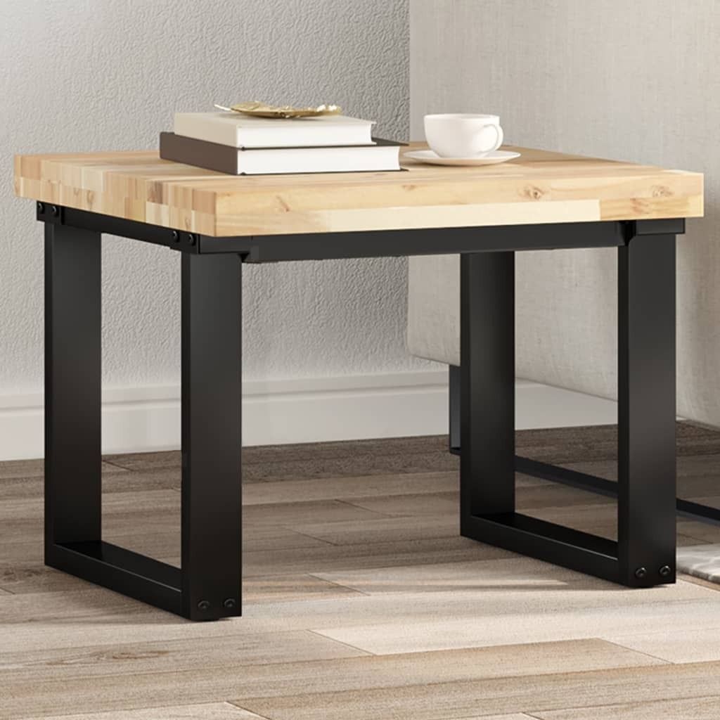 Tischplatte Quadratisch 50x50x4 cm Massivholz Akazie - Produktbild 