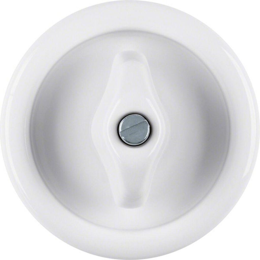 Berker ZENTRALST.MIT KNEBEL POLARWEIß (16476900 PORZELLAN)