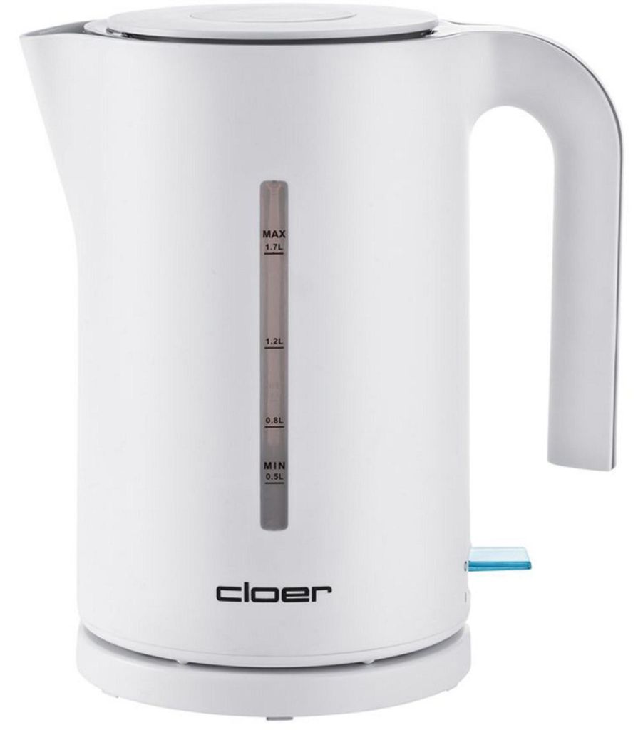Cloer 4111, 1,7 L, 1800 W, Biela, Plast, Indikátor úrovne Obrázok produktu 