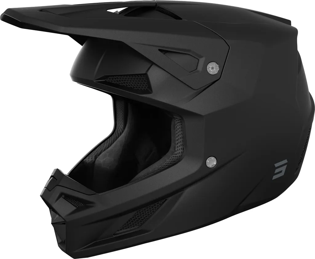 Casque Motocross Shot Speed Noir Taille L 59-60 pour Pilotage Off-Road